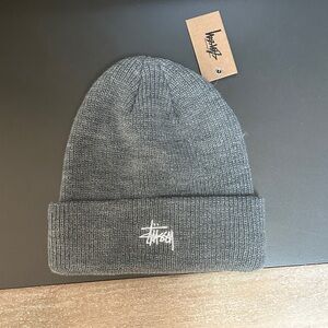 Stussy Charcoal Knit Beanie